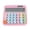 Roseate, variant on 12 Digit Mechanical Switch Desktop Calculator with Round Dynamic Keys and Dual Power for Professional Office and College, Sky Blue (6.3 x 5.9 x 1.6 in)