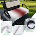 thumbnail image 5 of Golf Cart Seat Covers for 2 Seater,Red Grey White Microfiber Cart Seat Towel Blanket,Farmhouse Ombre Color Modern Simple Absorbent Breathable Non Slip Bench Seats Protector for Golf Course 51"x31", 5 of 9