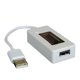 thumbnail image 5 of Scienceny Mini teléfono LCD, probador USB, medidor de corriente de voltaje, de energía móvil ligero, voltímetro, amperímetro, Como se muestra 58*27*19mm 2piezas, 5 of 6