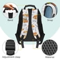 thumbnail image 5 of Yspwyqan Boys Backpack and Lunch Box Set, Bookworm Capybara 4 Piece Backpack Set, Lightweight Trendy Bookbag Fits 13 Inch Laptop for Middle School Travel Camping, 5 of 7