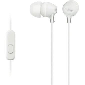 Audífonos Sony MDR-EX14APWZUC con micrófono manos libres Blanco ALB Sony AUDIFONOS