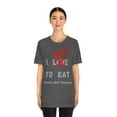 thumbnail image 3 of I LIFT TO EAT Never Not Hungry Funny Body Building Gym Tshirt S-3XL, 3 of 9
