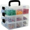 Bins & Things Toy Organizer With 18 Adjustable Compartments Compatible with Calico Critter, Hot Wheels, Lego Storage Organizer