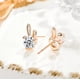 thumbnail image 3 of Bunny Stud Earrings for Women 925 Sterling Silver Cubic Zirconia Crystal Easter Cute Animal Cartilage Jewelry Gifts, 3 of 5