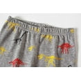 thumbnail image 7 of WOYY Toddler Boys Pajamas Dinosaur Print Long Sleeves T Shirt Pants Sleepwear Clothes Set, 7 of 7