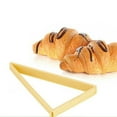 thumbnail image 4 of 2 herramientas triangulares para hornear croissants, modelo para cocina casera (caqui), 4 of 6