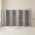 thumbnail image 3 of HOMCOM 6 Ft Folding Room Divider, Privacy Screen for Home Office Bedroom, 3 of 10