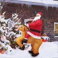 thumbnail image 2 of Cartoon Inflatable Christmas Costume Reindeer Santa Claus Inflated Clothes Party Suit_Perfect Gift, 2 of 5