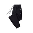 thumbnail image 1 of Qarigey Pantalones de hombre con cordón de invierno y otoño con bolsillos para acampar, senderismo, viajar, deportes, niños, pantalones Prendas para la parte inferior del cuerpo L, 1 of 6