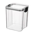 thumbnail image 1 of Space Saving Stackable Design, Versatile Storage Airtight Food Storage Containers For Wide Mouth Design And High Permeability, Moisture Prevention With Edible Grade Silicone Sealing Ring, 4PCS, 1 of 1