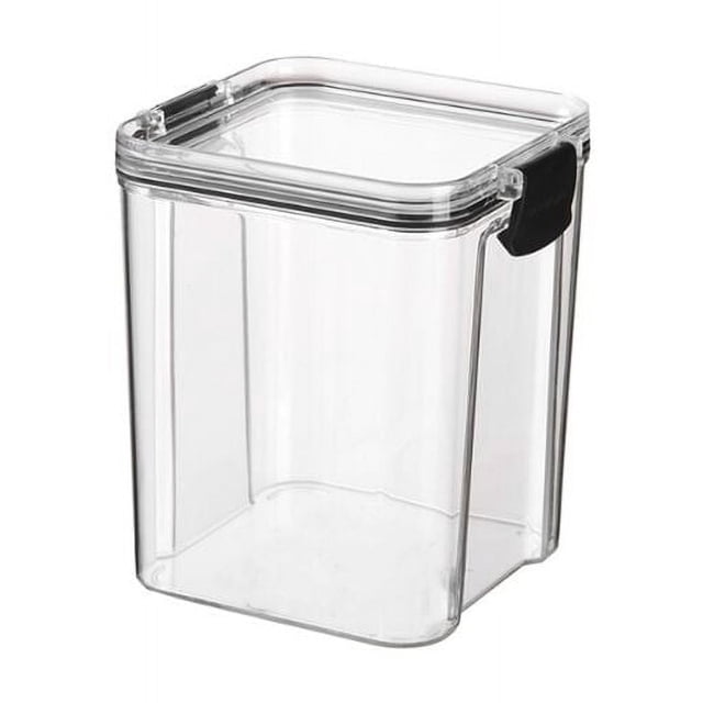 Space Saving Stackable Design, Versatile Storage Airtight Food Storage Containers For Wide Mouth Design And High Permeability, Moisture Prevention With Edible Grade Silicone Sealing Ring, 4PCS