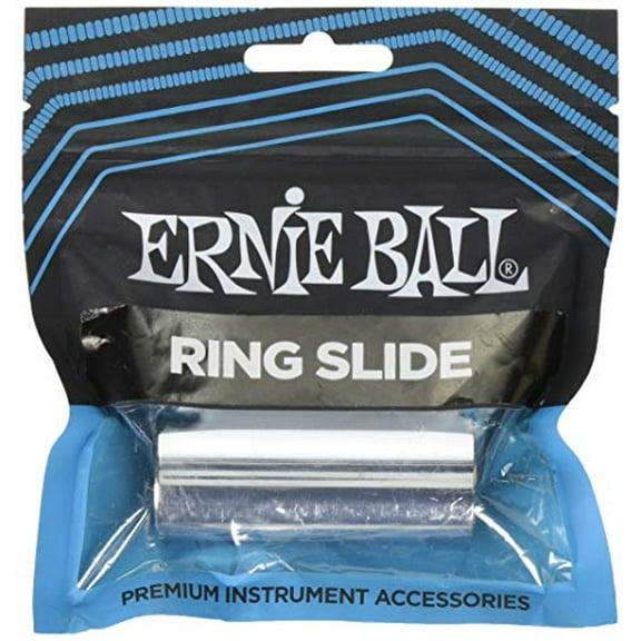 Ernie Ball Chrome Plated Brass Ring Guitar Slide 4235
