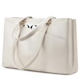 thumbnail image 1 of Bolsa para ordenador portátil LOVEVOOK para mujer de 15,6 pulgadas, impermeable, de piel, ordenador,, 1 of 7