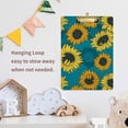 thumbnail image 6 of FMSHPON Sunflower Gift Clipboard Hardboard Wood Nursing Clip Board and Pull for Standard A4 Letter 13x9 inches, 6 of 7