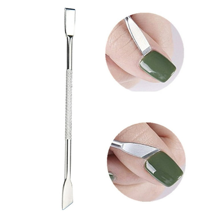 VGE BON Metal Cuticle Pusher and Nail Cleaner Set - Complete with Nail  Files, 100 Disposable Bands, and Precision Tip for Natural Nail Preparation  and Sides Cleaning-Nail Prep Tools: Buy Online at