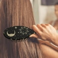 thumbnail image 3 of Solar System Hair Brush - Flexible Bristles for Gentle Detangling, No-Pull Comfort, Cosmic Themed Hairbrush for Women & Men, 3 of 5