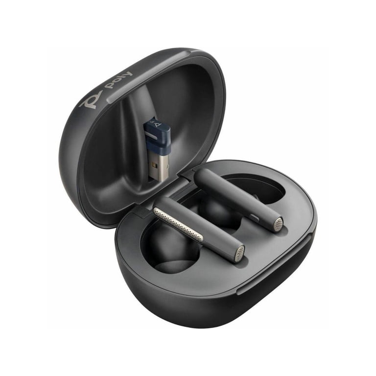Poly Plantronics, Voyager Free 60+ UC M, 7Y8H0AA, Black - Walmart.com