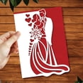 thumbnail image 3 of ZUARFY Valentine's Day Bride Groom Metal Cutting Dies Stencil DIY Scrapbook Album Card, 3 of 9