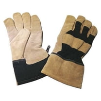 Condor Leather Gloves,Black/Beige,2XL,PR 48WU33