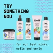NOU No Strip Sulfate Free Shampoo, for Kinky, Curly & Coily Hair, 10.1 fl oz