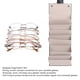 thumbnail image 4 of Estuche De Almacenamiento De Lentes Con 5 Ranuras, Caja De Gafas De Sol Plegable Portátil Dura Compacta Para Almacenamiento, 4 of 7