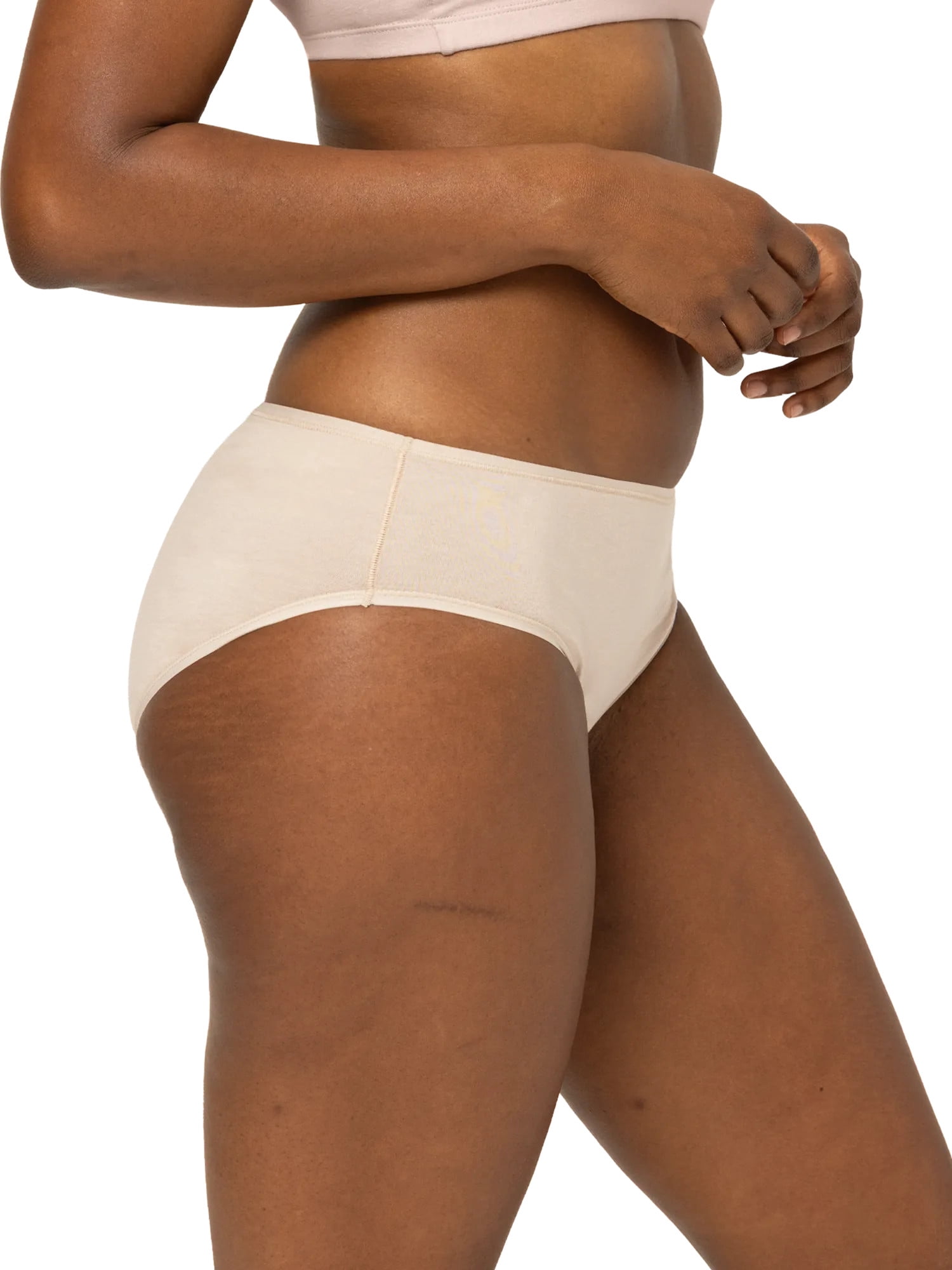 Fruit of the Loom Women's Underwear, Cotton Stretch Panties 6-Pack, Sizes S-3XL