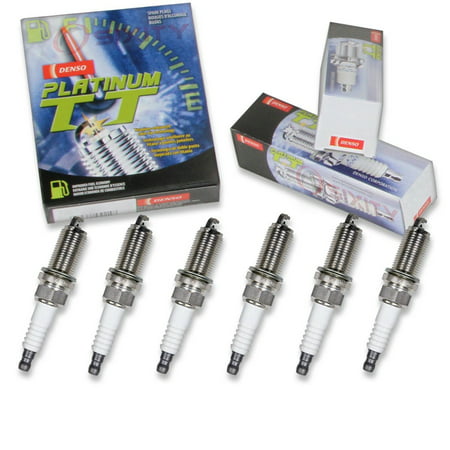 6 pcs Denso Platinum TT Spark Plugs for 2003-2006 Nissan 350Z 3.5L V6Titanium-enhanced alloy ground electrode and minimum-quench electrode design. By Sixity