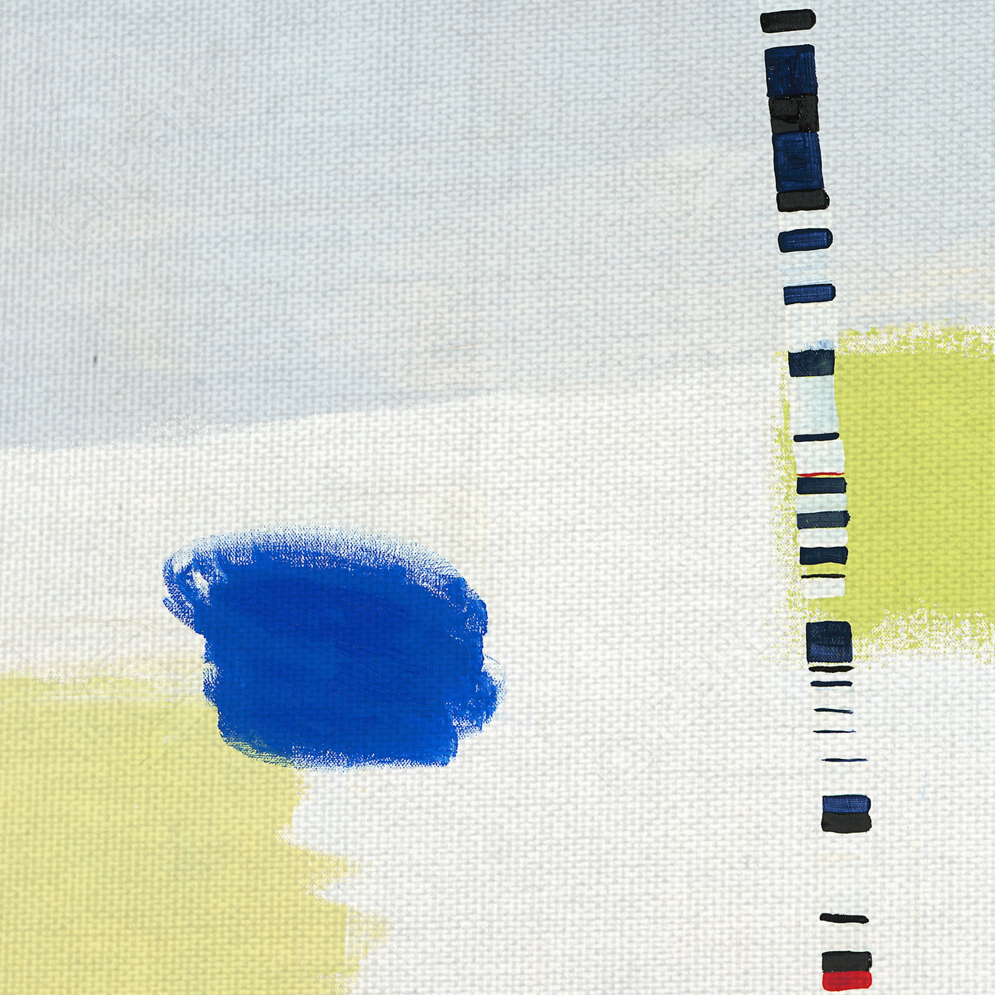 Masterpiece Art Gallery Highway 80 Neutral Abstract By Aliza Cohen Canvas Art Print 35" x 35"