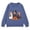 Navy, variant on CPNG Girls and Boys Halloween Sweatshirt Crewneck Long Sleeve Pullover Tops with Corgi Pumpkin Print Loose Casual Daily Pullovers