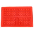 thumbnail image 6 of M Buder DIY Waffle Mold Reusable Silicone Muffin Cake Mould Baking Utensil Kitchen Accessory 4-Grid Rectangular For Homemade Delicious Desserts And Treats 11.4 inches / 29 cm Length, 6 of 9