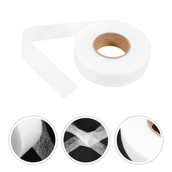 MIPCASE Hemming Tape for Pants Hem Tape for Clothes White No Sew Crafting Projects 1 Roll
