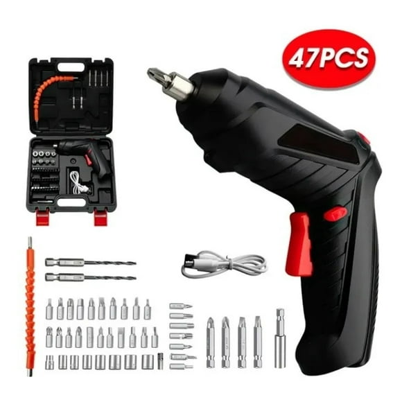 Juego De Destornilladores De Taladro Eléctrico 47 Piezas Thor 47pz