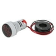 thumbnail image 2 of Digital Current Meter Crystal Panel Ammeter Round Signal Indicator AC 220V AD16‑22DSARed, 2 of 14