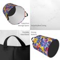 thumbnail image 2 of Balery The Garden Tricolor Pansy Flower Cesta de ropa redonda con asas, impermeable, independiente, para ropa, juguetes, dormitorio y familia-Medium, 2 of 6