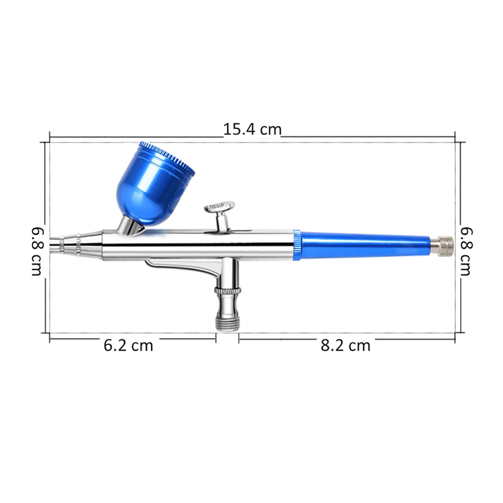 Portable Gravity Feed Spray Airbrush Pen Kit Pump Gun Easy Use Clean For Set Art Painting Tattoo Cake Makeup Beautiful Model ,Versatile applications