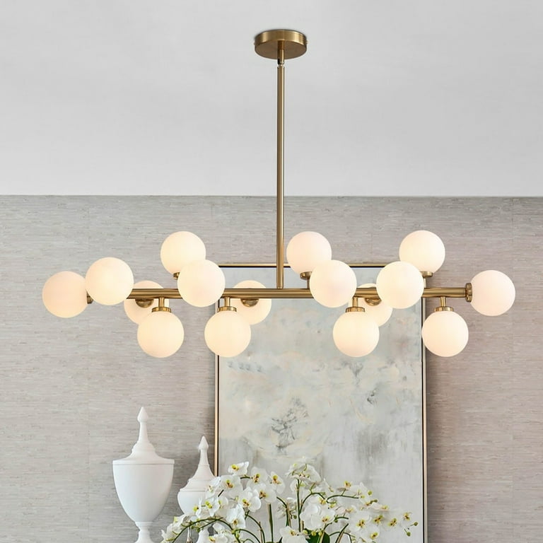 Bed Bath Beyond Linear Pendant Lighting, Brass Chandelier, 40 in