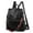 Black, variant on ZTTD Women Large Capacity PU Leather Anti-theft Casual Backpack Fashion Satchel Bags