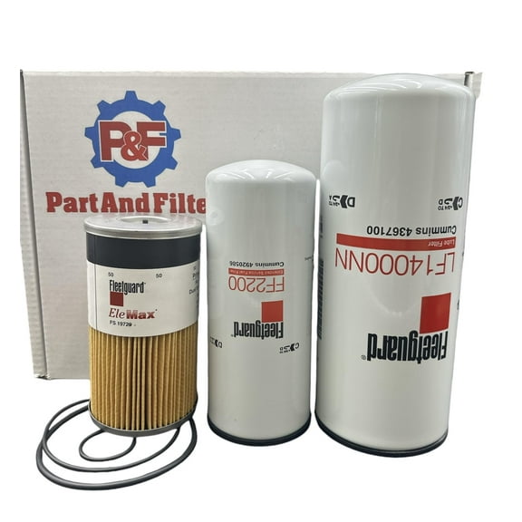 P&F Maintenance Filters Kit For Cummins LF14000NN - FF2200 - FS19729