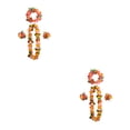 thumbnail image 3 of Wosthever 4 coronas de flores fáciles de limpiar: elegante para cualquier ocasión hawaiana Suministros para fiestas hawaianas color 12 color 12 2Conjunto, 3 of 6