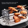thumbnail image 7 of Yajisi 15-Piece Stainless Steel Rotisserie Skewer Set, Detachable Kabob Grill Rods for Oven Chicken Wings & Sausage, 10.24 x 6.30 x 1.57 Inches, 7 of 7