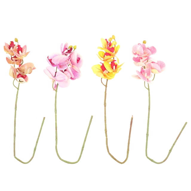 ColoMX 4pcs Reptiles Plantas ocultas Terrario Plantas falsas Decors de plantas de reptiles Terrario de reptiles Plantas falsas