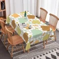thumbnail image 5 of Nanqianyi Mid Century Geometric Rectangular Tablecloth for Kitchen Restaurant,Waterproof and Wrinkle Free Table Cover,60x70, 5 of 6