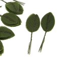 thumbnail image 7 of Pack of 200 Artificial Leaves - Dark Green Color Leaves Decorative, 7 of 7