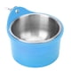 thumbnail image 2 of Comedero para loros Blue Bird de fácil instalación, doble taza de agua y comida para pájaros domésticos, 2 of 8