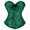 Black Green, variant on Corset Tops for Women Bustiers Basques and Overbust uk Lace up Princess Plus Size Blue 3XL