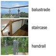 thumbnail image 4 of Glass Clamp, 8 Pack Stainless Steel Square Clamp 6-8mm Glass Clip Clamp Bracket Flat Back, 4 of 5