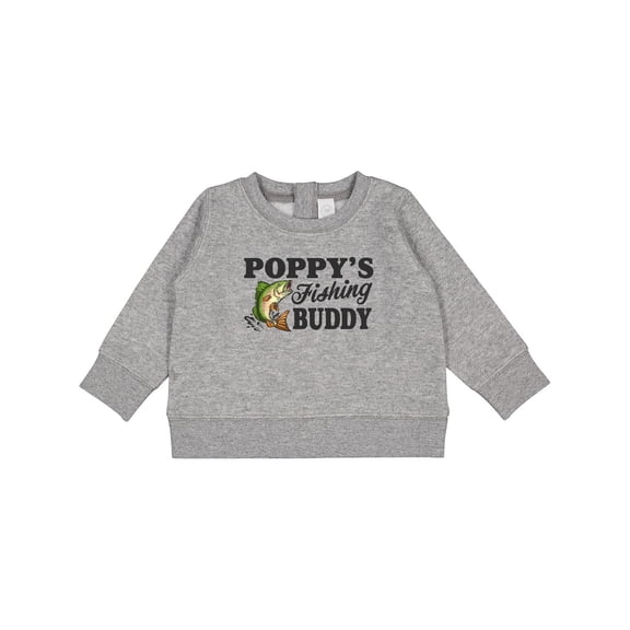 Inktastic Poppy's Fishing Buddy Baby Sweatshirt