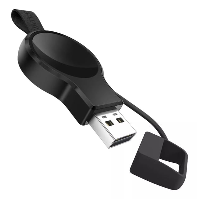 Cargador Portátil Magnético Carga Rápida para Apple Watch Negro