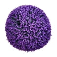 thumbnail image 1 of Simulation Grass Decor Suitable For Various Grass Party Decoration Places Maintains Bright Colors Purple blue Outer diameter 25cm, 1 of 8