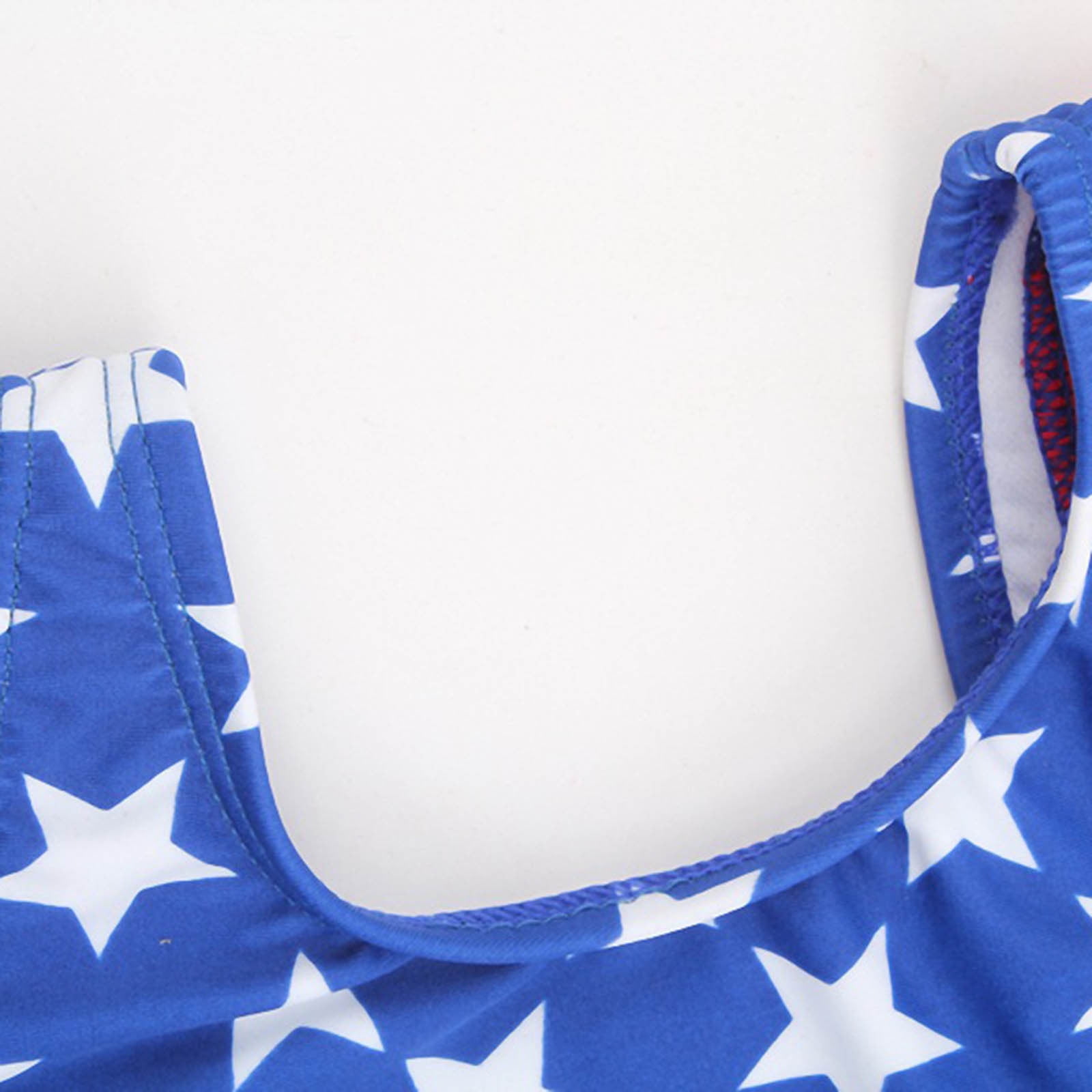 lnmuld Girls Swimsuit Patriotic Swimsuit Summer Beach Bikini with USA Independence Day Print Size:3-4 Years